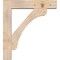 Ekena Millwork Legacy Block Smooth Bracket w/ Offset Brace, Douglas Fir, 7 1/2"W x 36"D x 40"H BKT0806X36X40LEC05SDF - alternate 2